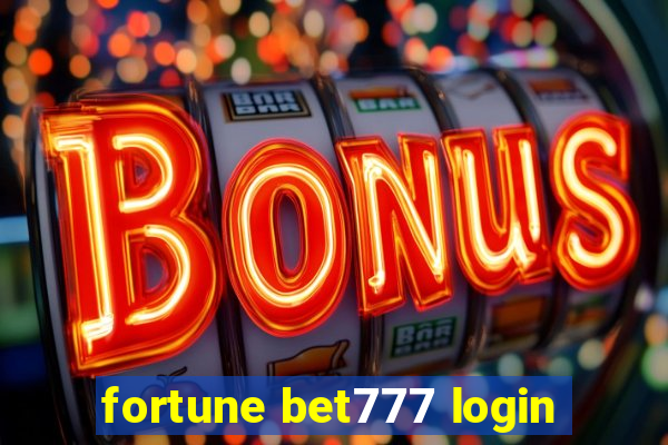 fortune bet777 login